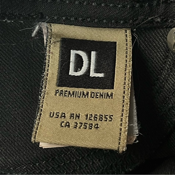 Dl1961 4 Way Stretch 360 Degree Comfort Emma Skinny Jeans Black Size 23 - Picture 4 of 7